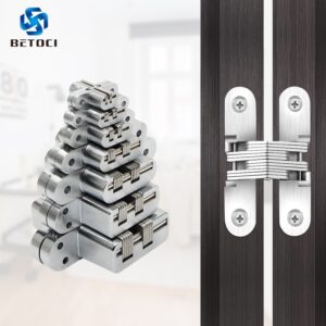 2PCS BETOCI 304 stainless steel hidden hinge 7specification hidden form mounting folding door hinge,door furniture hardware