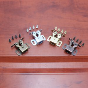 1PCS Door Stop Closer Stoppers Damper Buffer Magnet Cabinet Catches With Screws For Wardrobe Hardware Furniture Fittings