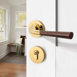 Black Interior Door Lock Door Handle for Bedroom Door Hardware Handles for Interior Door Chrome Gold Bathroom Lock