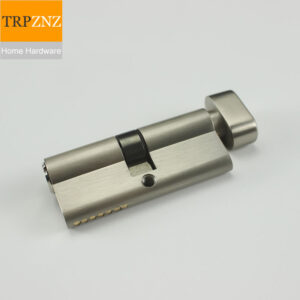 Copper/brass door lock cylinder, for indoor,bedroom, Stainless steel color, 70x29mm,with3 keys,handle lock accessories