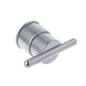 1pcs Electroplated Plastic Single Hole Shower Door Knob Handle For Interior Furniture Shower Cabin