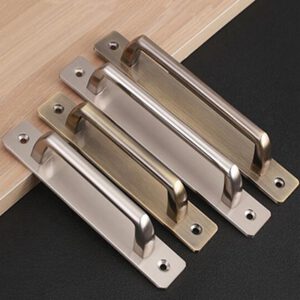 Stainless Steel Door Handles Cupboard Door Knob Silver Drawer Pulls Kitchen Cabinet Knobs And Handles for Furniture Closet