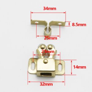 1PCS Door Stop Closer Stoppers Damper Buffer Magnet Cabinet Catches With Screws For Wardrobe Hardware Furniture Fittings