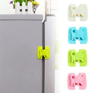 Home Refrigerator Freezer Door Lock Baby Care Locks Cartoon Shape Cupboard Door Lock Drawer Cabinet Safety Lock